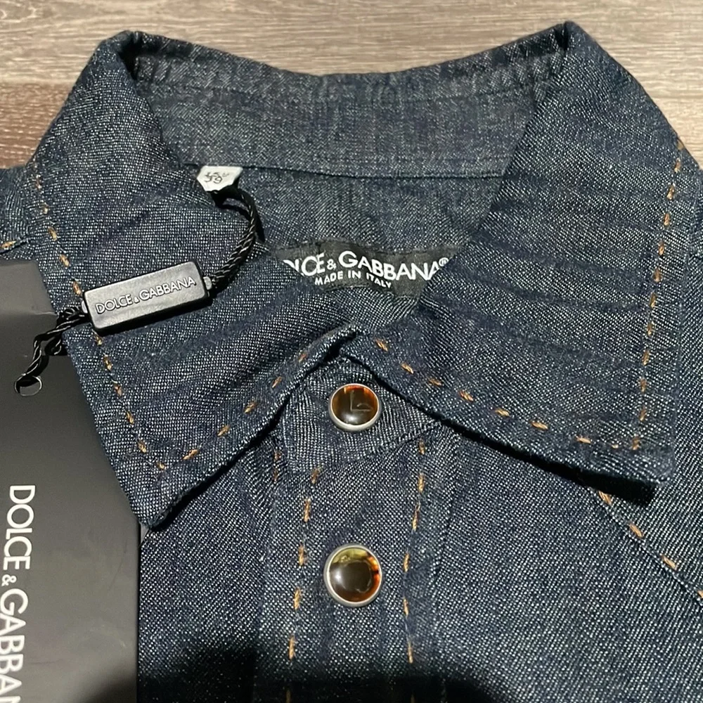 Men's Denim Shirt - Picture 7 of 16